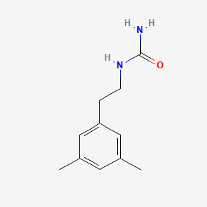 molecular formula C11H16N2O B14698958 Urea, 1-(3,5-dimethylphenethyl)- CAS No. 21736-02-7
