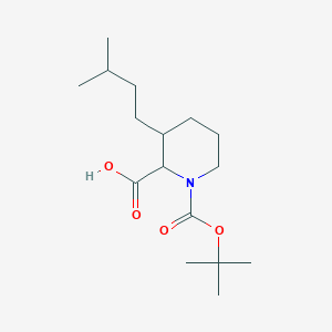 1-(tert-Butoxycarbonyl)-3-isopentyl-2-piperidinecarboxylic acid