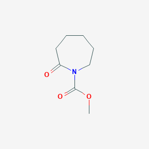 molecular formula C8H13NO3 B14698964 Methyl 2-oxoazepane-1-carboxylate CAS No. 22366-95-6