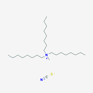 molecular formula C26H54N2S B14699007 N-Methyl-N,N-dioctyloctan-1-aminium thiocyanate CAS No. 20470-27-3