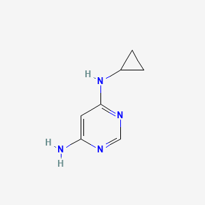 4-N-cyclopropylpyrimidine-4,6-diamine