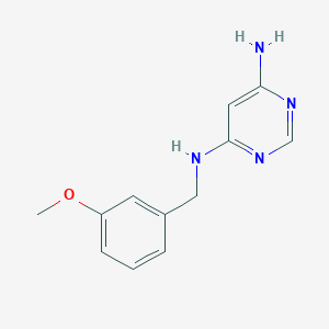 N4-(3-methoxybenzyl)pyrimidine-4,6-diamine
