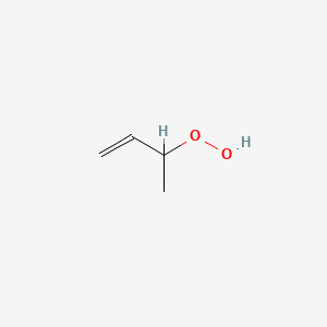molecular formula C4H8O2 B14699060 Hydroperoxide, 1-methyl-2-propenyl CAS No. 20733-08-8