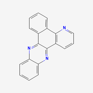 molecular formula C19H11N3 B14699066 Benzo[a]pyrido[2,3-c]phenazine CAS No. 17703-02-5