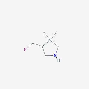 4-(Fluoromethyl)-3,3-dimethylpyrrolidine