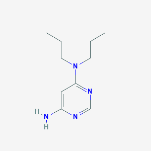 molecular formula C10H18N4 B1469913 N4,N4-dipropylpyrimidine-4,6-diamine CAS No. 99977-43-2