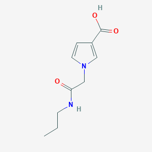1-[(propylcarbamoyl)methyl]-1H-pyrrole-3-carboxylic acid