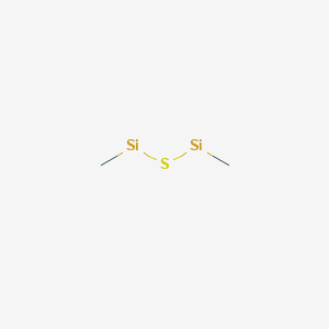 molecular formula C2H6SSi2 B14699188 Bis(methylsilyl) sulfide 