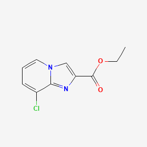 molecular formula C10H9ClN2O2 B1469933 Ethyl 8-chloroimidazo[1,2-a]pyridine-2-carboxylate CAS No. 1352395-06-2