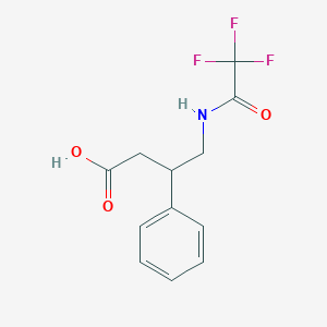 3-Phenyl-4-[(trifluoroacetyl)amino]butanoic acid