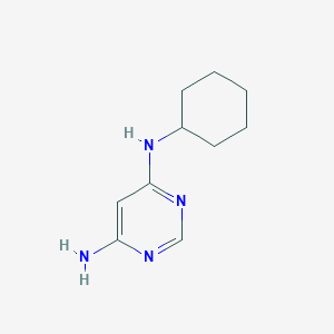N4-cyclohexylpyrimidine-4,6-diamine