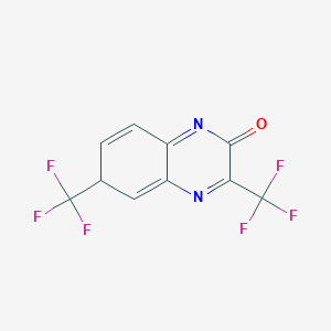 molecular formula C10H4F6N2O B1469944 3,6-Bis(trifluoromethyl)-1,2-dihydroquinoxalin-2-one CAS No. 231607-76-4
