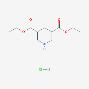 molecular formula C11H20ClNO4 B1469958 Diethyl-3,5-piperidinedicarboxylate hydrochloride CAS No. 2203716-25-8