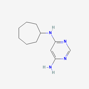 N4-cycloheptylpyrimidine-4,6-diamine