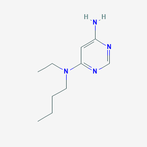 molecular formula C10H18N4 B1469967 N4-butyl-N4-ethylpyrimidine-4,6-diamine CAS No. 1468730-59-7