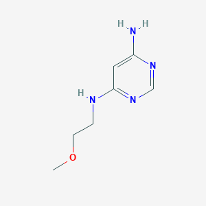 4-N-(2-methoxyethyl)pyrimidine-4,6-diamine