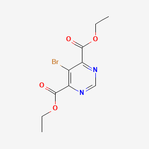 molecular formula C10H11BrN2O4 B1469976 Diethyl 5-Bromopyrimidine-4,6-dicarboxylate CAS No. 1820687-49-7