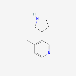 4-Methyl-3-(pyrrolidin-3-yl)pyridine