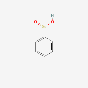 molecular formula C7H8O2Se B14699785 Benzeneseleninic acid, 4-methyl- CAS No. 20753-52-0