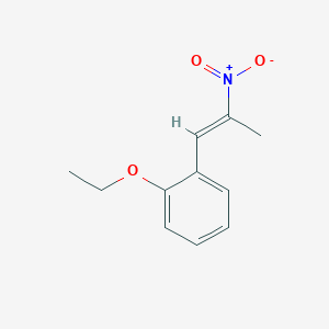 molecular formula C11H13NO3 B146998 1-ethoxy-2-[(E)-2-nitroprop-1-enyl]benzene CAS No. 134040-21-4