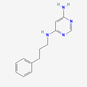 N4-(3-phenylpropyl)pyrimidine-4,6-diamine