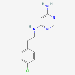 N4-(4-chlorophenethyl)pyrimidine-4,6-diamine
