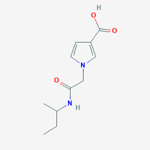 1-{[(butan-2-yl)carbamoyl]methyl}-1H-pyrrole-3-carboxylic acid