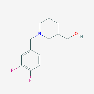 {1-[(3,4-Difluorophenyl)methyl]piperidin-3-yl}methanol