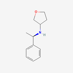 N-[(1R)-1-phenylethyl]oxolan-3-amine