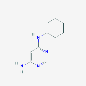 molecular formula C11H18N4 B1469998 N4-(2-methylcyclohexyl)pyrimidine-4,6-diamine CAS No. 1492499-19-0