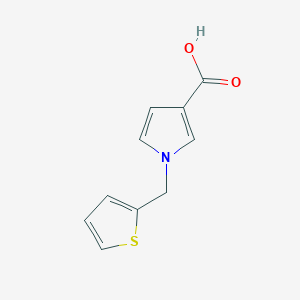 molecular formula C10H9NO2S B1470006 1-(thiophen-2-ylmethyl)-1H-pyrrole-3-carboxylic acid CAS No. 1507891-42-0