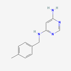 N4-(4-methylbenzyl)pyrimidine-4,6-diamine