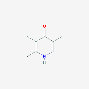 molecular formula C8H11NO B147001 4(1H)-Pyridinone,2,3,5-trimethyl-(9CI) CAS No. 134472-36-9