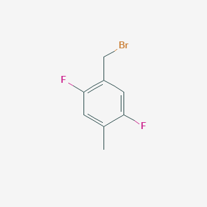 molecular formula C8H7BrF2 B1470031 1-(Bromomethyl)-2,5-difluoro-4-methylbenzene CAS No. 1515657-97-2