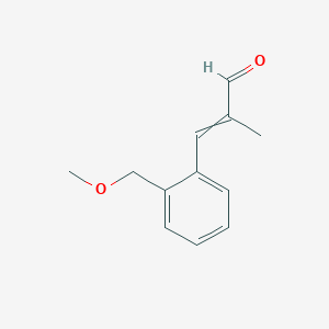 3-[2-(Methoxymethyl)phenyl]-2-methylprop-2-enal