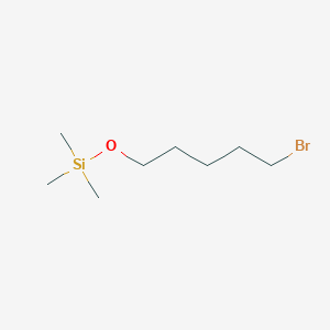 molecular formula C8H19BrOSi B14700649 [(5-Bromopentyl)oxy](trimethyl)silane CAS No. 18294-13-8