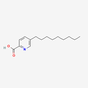molecular formula C15H23NO2 B14700749 Picolinic acid, 5-nonyl- CAS No. 24472-58-0
