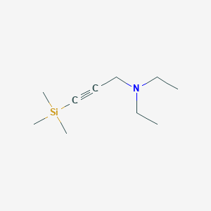 molecular formula C10H21NSi B14700771 N,N-diethyl-3-trimethylsilylprop-2-yn-1-amine CAS No. 18027-16-2