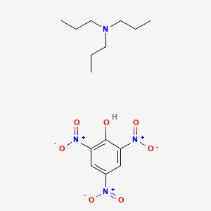 molecular formula C15H24N4O7 B14700794 N,N-dipropylpropan-1-amine; 2,4,6-trinitrophenol CAS No. 17704-15-3