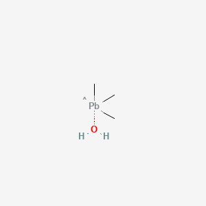 molecular formula C3H11OPb B14700966 Plumbane, hydroxytrimethyl- CAS No. 17546-98-4