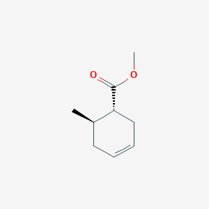molecular formula C9H14O2 B14700986 Methyl (1R,6R)-6-methylcyclohex-3-ene-1-carboxylate CAS No. 15111-54-3