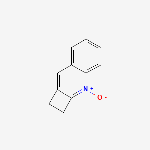 molecular formula C11H9NO B14701004 3-Oxo-1,2-dihydro-3lambda~5~-cyclobuta[b]quinoline CAS No. 21691-04-3