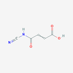 molecular formula C5H4N2O3 B1470102 3-(Cyanocarbamoyl)prop-2-enoic acid CAS No. 536726-65-5