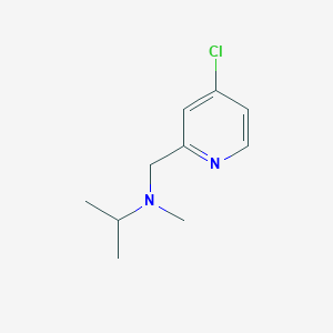 molecular formula C10H15ClN2 B1470104 [(4-Chloropyridin-2-yl)methyl](methyl)(propan-2-yl)amine CAS No. 1503034-07-8
