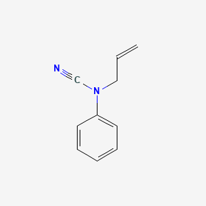 molecular formula C10H10N2 B14701105 Phenyl(prop-2-en-1-yl)cyanamide CAS No. 20914-24-3