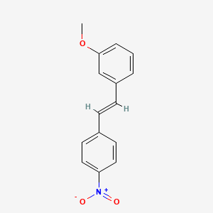 molecular formula C15H13NO3 B14701146 (E)-3-Methoxy-4'-nitrostilbene CAS No. 14064-58-5