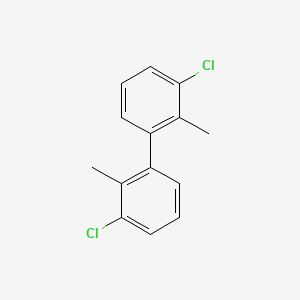 molecular formula C14H12Cl2 B14701147 3,3'-Dichloro-2,2'-dimethyl-1,1'-biphenyl CAS No. 19482-21-4