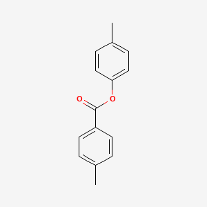 molecular formula C15H14O2 B14701208 Benzoic acid, 4-methyl-, 4-methylphenyl ester CAS No. 15024-08-5