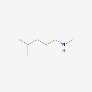 molecular formula C7H15N B1470122 N,4-Dimethylpent-4-en-1-amine CAS No. 1507146-12-4