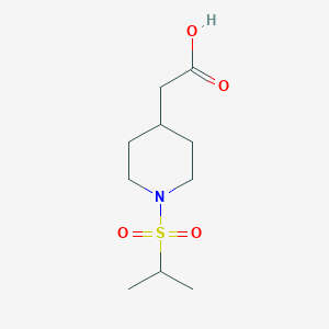 [1-(Propane-2-sulfonyl)-piperidin-4-yl]-acetic acid